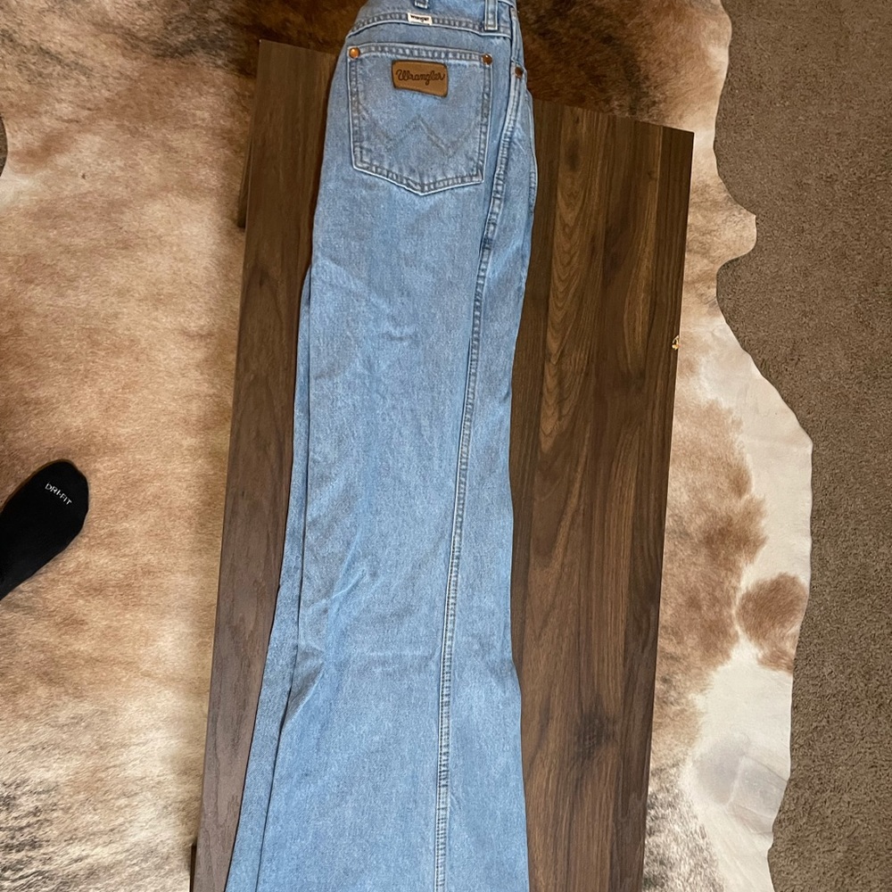 Wrangler flare jeans, high waisted women’s